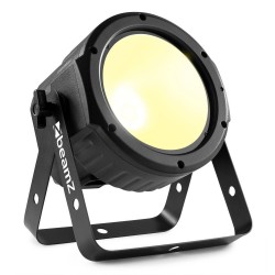 Discolamp - BeamZ COB30WW - Krachtige LED PAR met 30W warm witte COB LED - DJ, Horeca, Club, Restaurant, etc. - Zwart