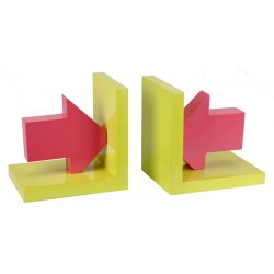 Boekensteunen  (geel/rood)