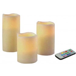 Arti Casa LED Kaarsen ''Colour Changing'' met AB (set 3 st)